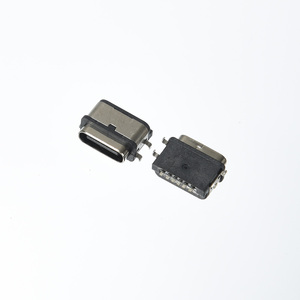USB TYPE C 2.0 REC 单排6PIN 沉板防水型 Connector