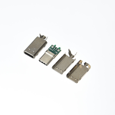 USB TYPE-C &nbsp;24PIN PLUG+PCB+后壳